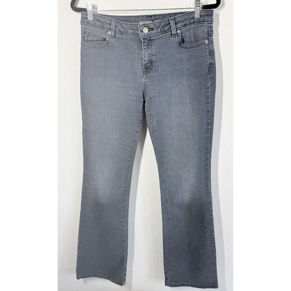 Michael Kors Womens Jeans Size 8 Navy Straight Boot Cut Casual Everyday Stretch